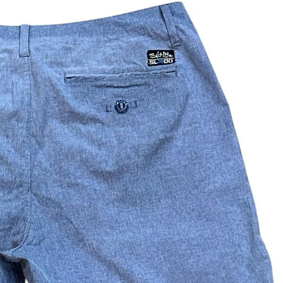 Salt Life SLX-QD Vapor Stretch Transition Hybrid 9" Board Shorts 36 Swim Fishing - Picture 4 of 7